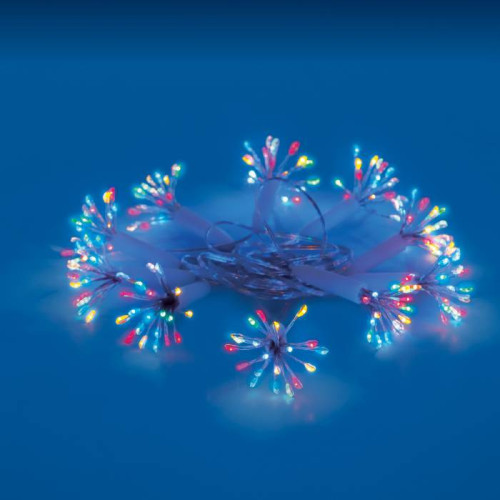 Гирлянда Uniel ULD-S0250-200/STA MULTI IP44 STARBURST