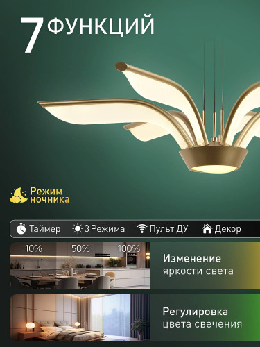 Подвесная люстра Natali Kovaltseva Euro HIGH-TECH LED LAMPS 82053