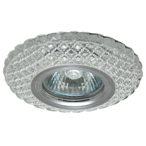 Светильник MR16+LED 3W 4000K встраиваемый ПОЛИКРИСТАЛЛ, AL/CLEAR IL.0027.0303