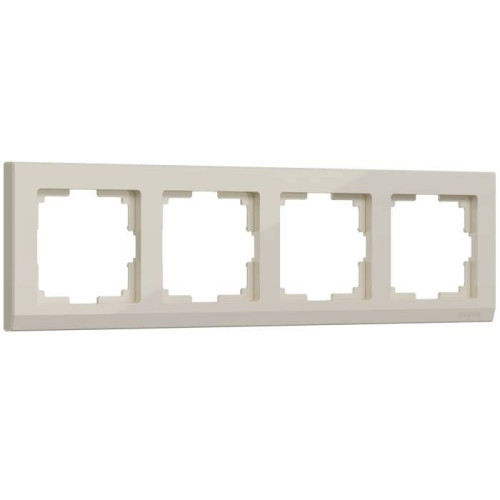Рамка Werkel W0041803/ Рамка на 4 поста Stark (слоновая кость)