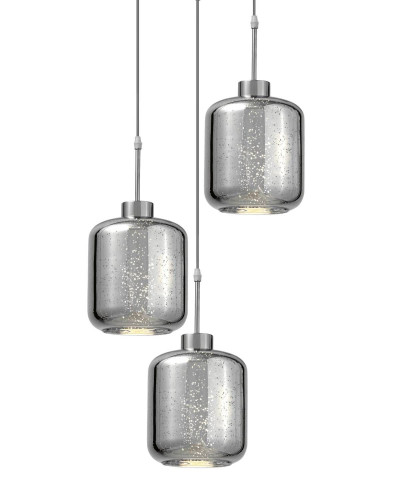 Светильник подвесной Lumina Deco Alacosmo LDP 6811-3 RD CHR