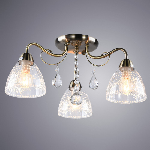 Потолочная люстра Arte Lamp Rugiada A1658PL-3AB