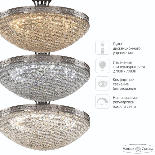 Потолочная люстра Bohemia 1932 19321/45IV/LED-DIM Ni