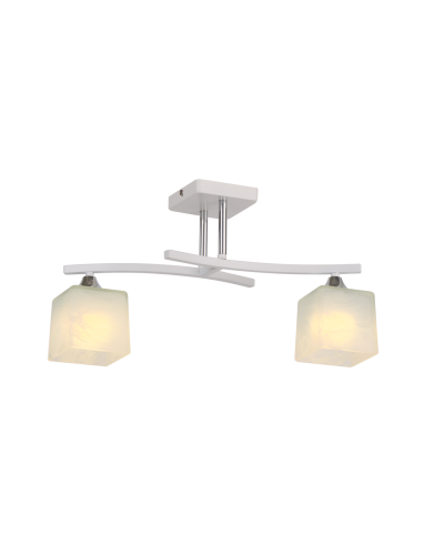 Потолочная люстра Мелодия Света Cube P6520-2 WT 000024264