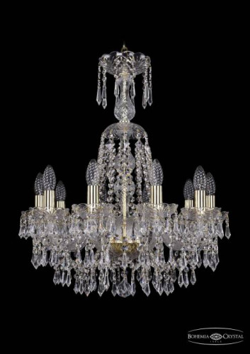 Подвесная хрустальная люстра 1403 Bohemia 1403/10/195/XL-65 G
