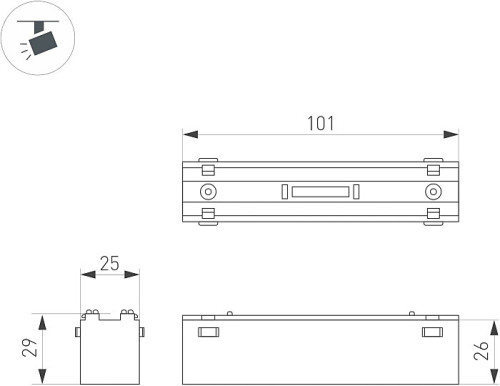 Трековый светильник Arlight Mag-Vibe 044417