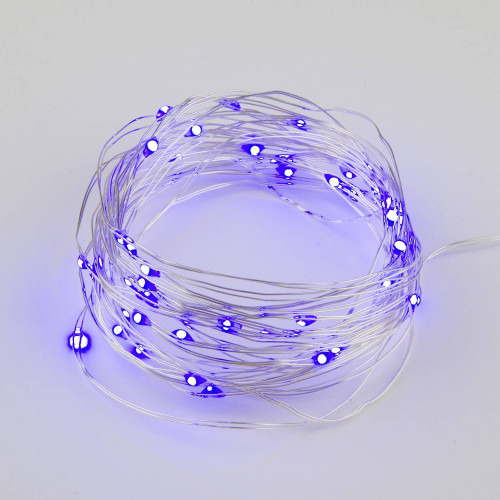 Гирлянда Uniel ULD-S0500-050/SCB/2AA PURPLE IP20 DEW