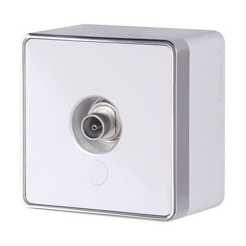 Розетка Werkel W5083001/ ТВ-розетка оконечная Gallant (белый)