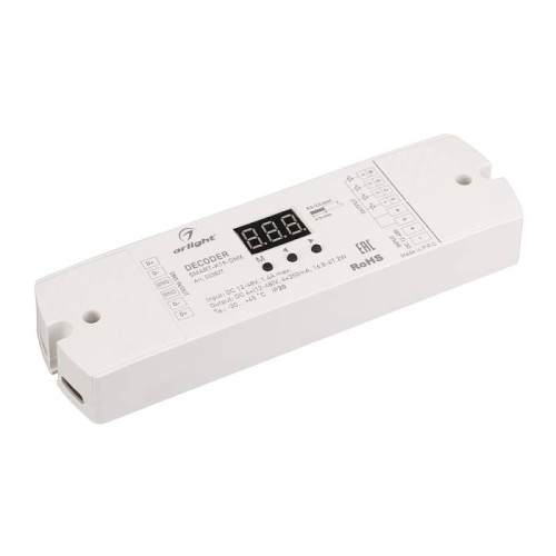 Декодер тока DMX512 для трансляции DMX512 сигнала ШИМ(PWM) Arlight 023827