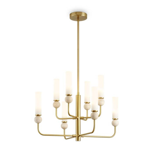 Люстра на штанге Freya Sunspot FR5482CL-08BS