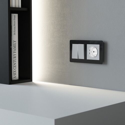 Розетка Werkel Встраиваемые механизмы белые матовые W1171461/ Розетка с подсветкой W (белый матовый)