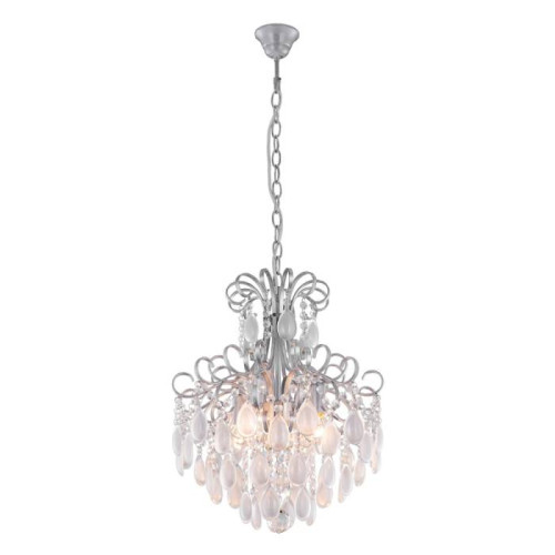 Подвесная хрустальная люстра Sevilia Crystal Lux SEVILIA SP4 SILVER