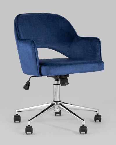Компьютерное кресло Stool Group Кларк CLARKSON BLUE CHROME