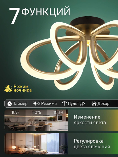 Потолочная люстра Natali Kovaltseva Euro HIGH-TECH LED LAMPS 82054