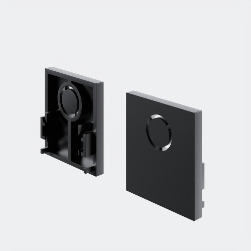 Заглушки для накладного низкопрофильного шинопровода Exility 2шт Maytoni Accessories for tracks Exility TRAM034EC-41B