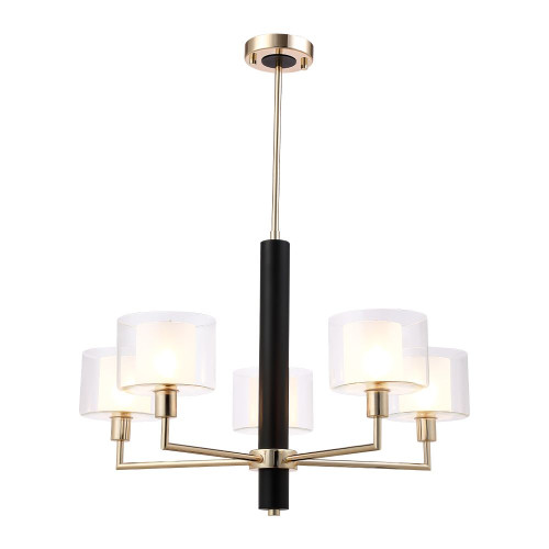 Люстра на штанге Crystal Lux Maestro MAESTRO SP-PL5 GOLD