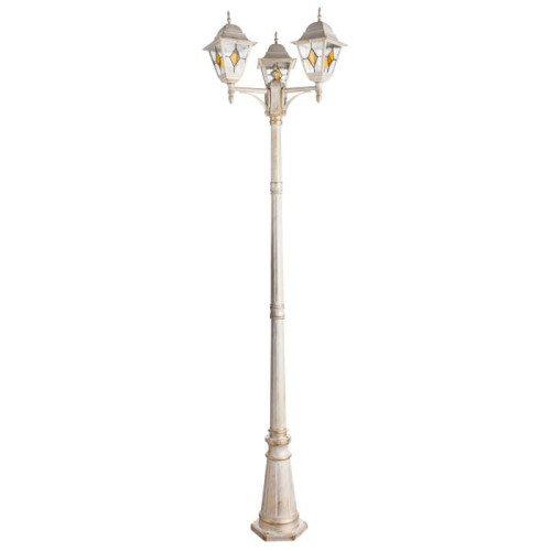 Столб фонарный уличный Arte Lamp Berlin A1017PA-3WG