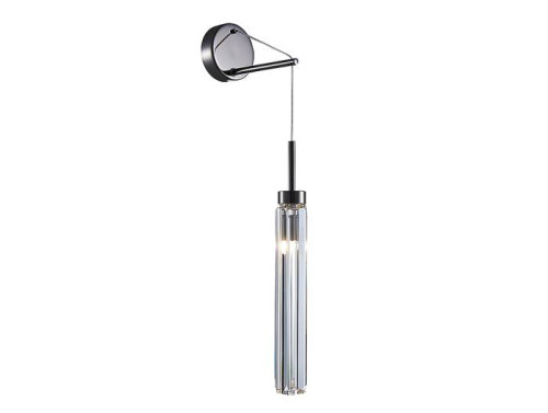 Настенное бра Newport 4520 4521 L/A black glossy