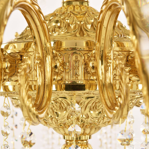 Подвесная хрустальная люстра 7101 Bohemia 71101/16/360 B G