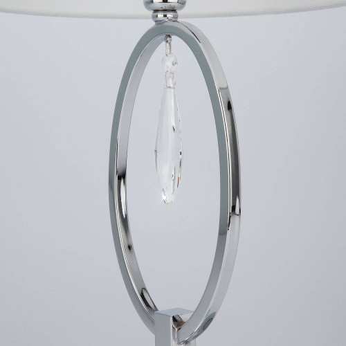 Настольная лампа Eurosvet Madera 01055/1 хром/прозрачный хрусталь Strotskis