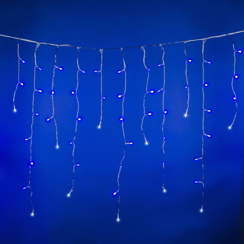 Бахрома светодиодная с эффектом мерцания, 25м Uniel ULD-B25006-440/TTK BLUE-WHITE IP44