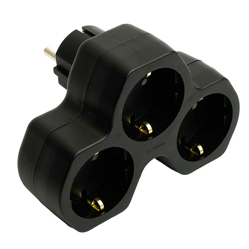 Разветвитель сетевой 3-местный с/з Stekker ADP16-13-21 50108