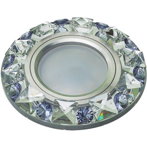 Встраиваемый светильник Fametto Peonia DLS-P123 GU5.3 CHROME/CLEAR+PURPLE