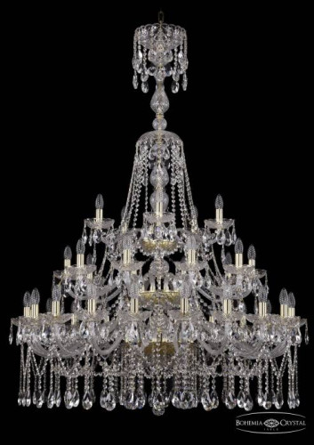 Подвесная хрустальная люстра 1413 Bohemia 1413/20+10+5/400/XL-158/3d G