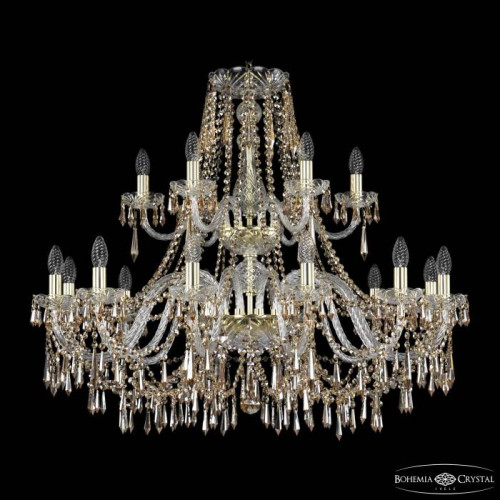 Подвесная хрустальная люстра 1403 Bohemia 1403/12+6/360/2d G R721