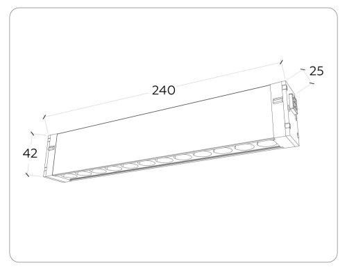 Трековый светильник Ambrella Magnetic 220V GL1302