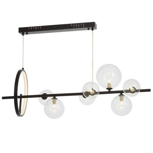 Светильник подвесной Lumina Deco Merido LDP 7033-7 BK+CL