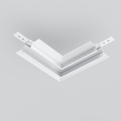 Коннектор угловой Exility для встраиваемого низкопрофильного шинопровода Maytoni Accessories for tracks Exility TRAM034CL-42W