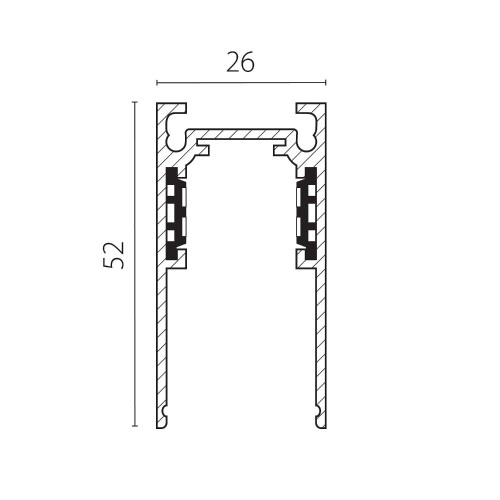 Шинопровод Lightstar Uno Pro 509037P