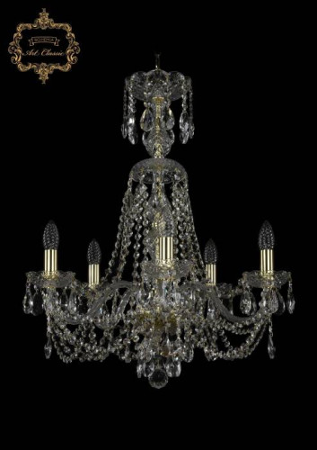 Подвесная хрустальная люстра 11.11 Art Classic 11.11.5.195.XL-68.Gd.Sp