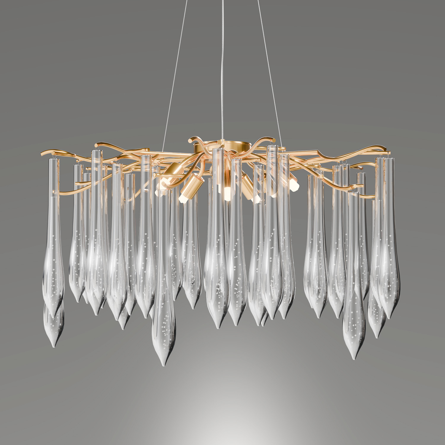 Подвесная люстра LIGHTERA Dewdrop LE302L-8G
