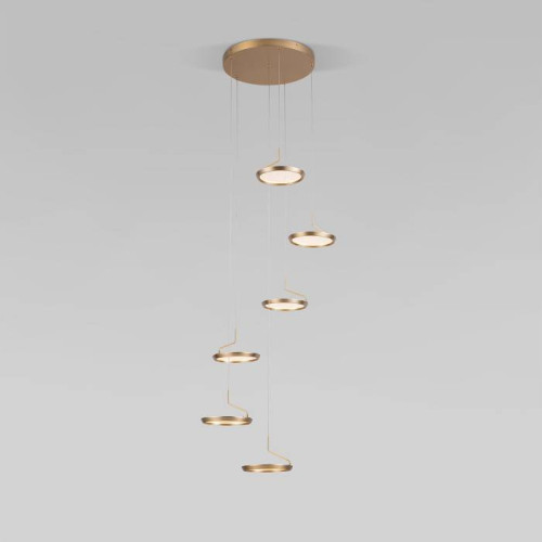 Люстра каскадная Eurosvet Crespella 90034/6 золото