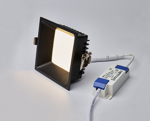 Встраиваемый светильник Italline kupol IT06-6019 black 3000K