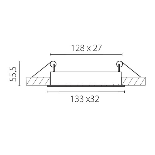 Встраиваемый светильник Lightstar Guarda 080246