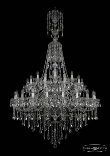 Подвесная хрустальная люстра 1415 Bohemia 1415/20+10+5/400/XL-185/2d Ni