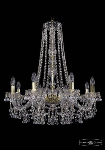 Подвесная хрустальная люстра 1409 Bohemia 1409/8/240/h-75 G