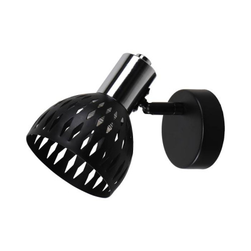 Светильник спот ЭкономСвет 51566 51566/1wBK+CR BK