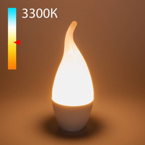 Светодиодные лампочки Elektrostandard Свеча на ветру СDW LED D 6W 3300K E14 (BLE1434) (E14)  (6Вт)  (3300K) 