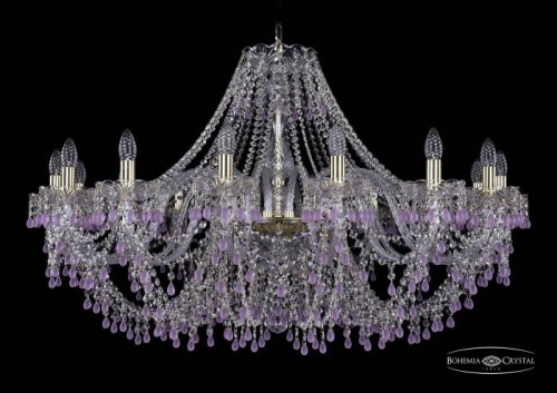 Подвесная хрустальная люстра 1410 Bohemia 1410/16/400 G V7010