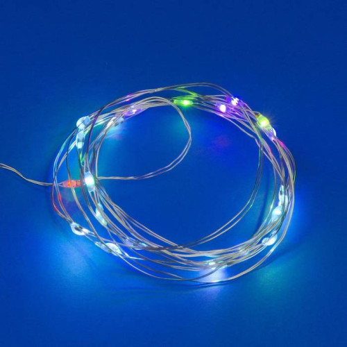 Гирлянда Uniel ULD-S0200-020/DTB/3AA/RC RGB IP20 DEW