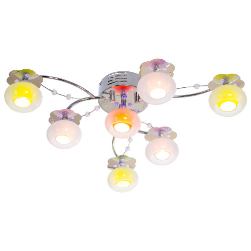 Потолочная люстра ЭкономСвет 7732 7732/7CR RC MIXLED