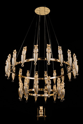 Подвесная люстра LEON Joli LE3024/1050+650 GD