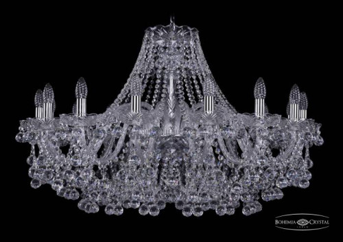 Подвесная хрустальная люстра 1409 Bohemia 1409/16/360 Ni