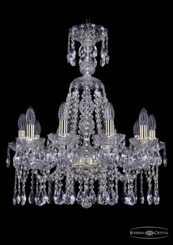 Подвесная хрустальная люстра 1413 Bohemia 1413/10/200/XL-66 G