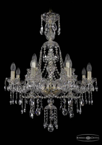 Подвесная хрустальная люстра 1415 Bohemia 1415/8+4/220/XL-86 G