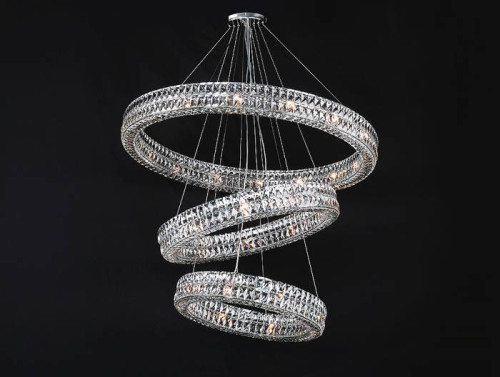 Потолочная чашка Newport Elizabeth 2 Потолочная чашка 8550 D15 3 вертик.кольца chrome